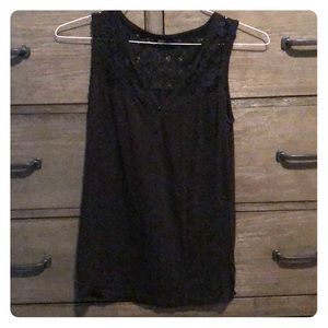 Black tank top